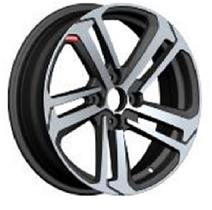 JANTE 5447 6,5X16 ET20 4X108 BLACK POLISH 65.1